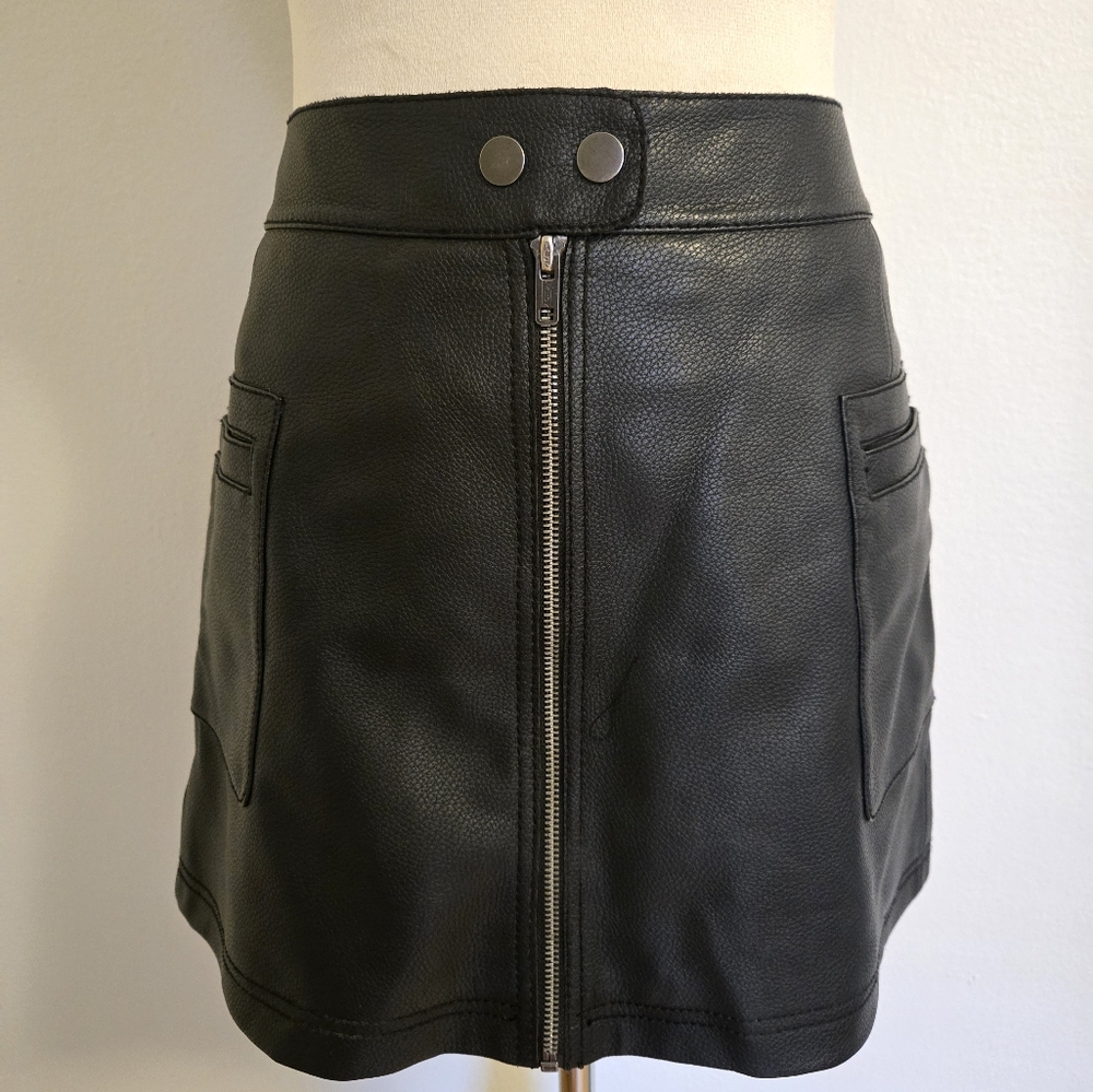 Free People Black Mini Skirt Cocktail Essential